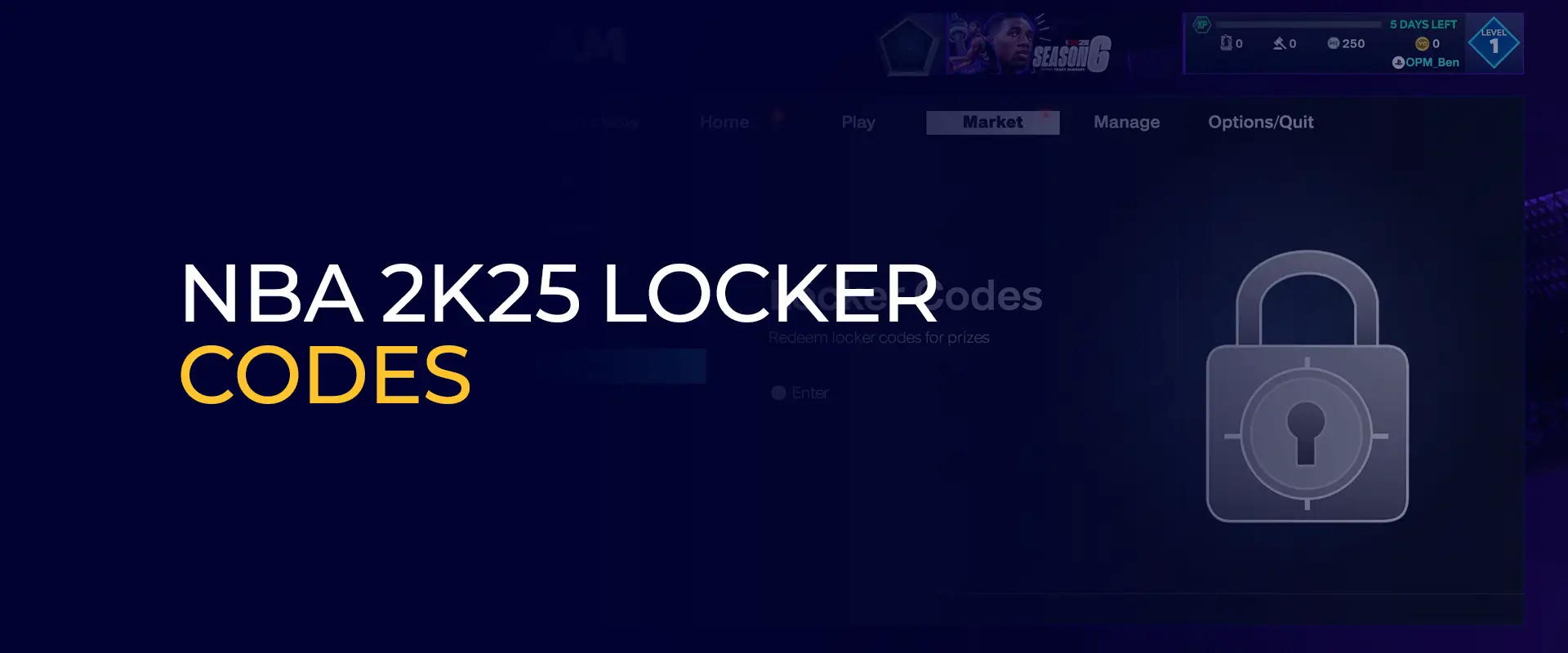 NBA 2K25 Locker Codes 