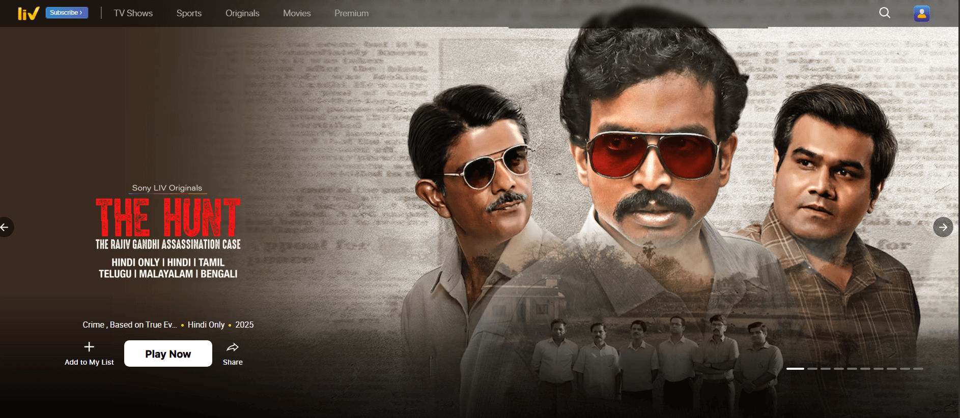 Sony LIV