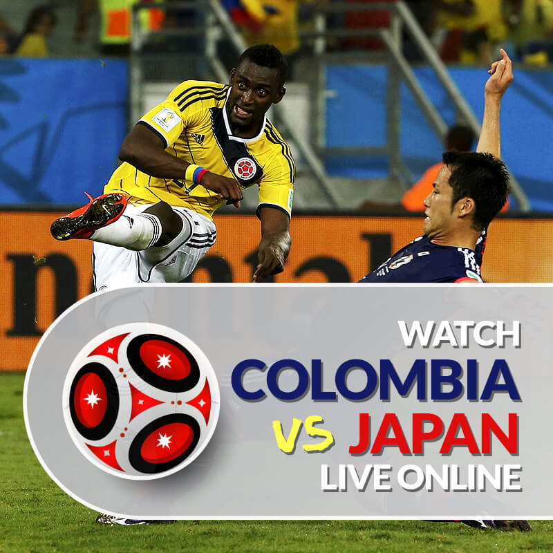 colombia vs japan live streaming