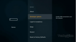 Firestick developer options