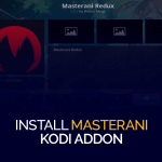 قم بتثبيت Masterani Kodi Addon