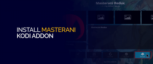 Install Masterani Kodi Addon