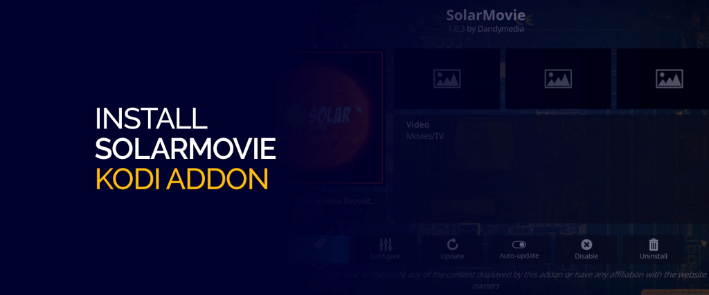 Installa il componente aggiuntivo Kodi SolarMovie