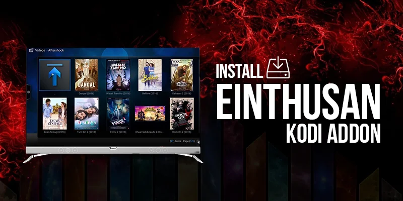 installa il componente aggiuntivo einthusan kodi