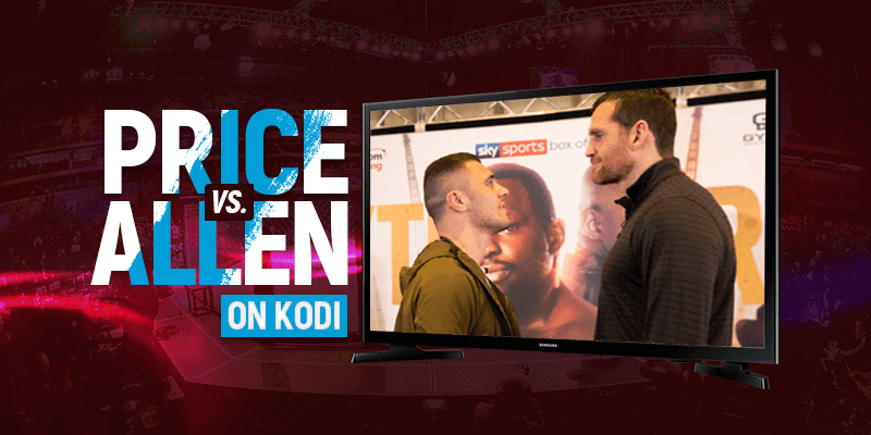 Watch David Price vs. David Allen on kodi