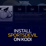 SportsDevil Kodi をインストールする