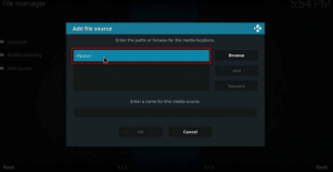 Kodi Add Source