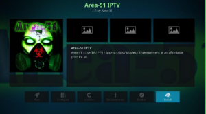 تثبيت Area 51 IPTV