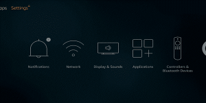 Figure 1 Firestick settings