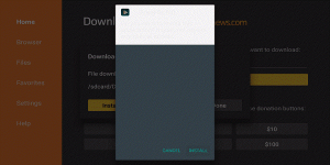 Figura 12 opzione di installazione per il downloader