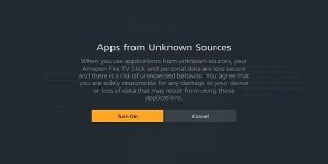 Figure 5 Turn on apps from unknown sources