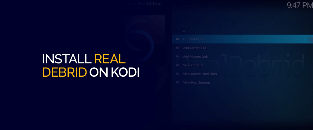 Installeer Real Debrid op Kodi