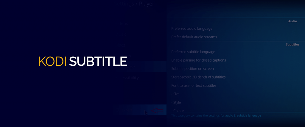 Kodi Subtitle