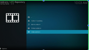 Addons de vídeo UFO repo
