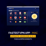 FastestVPN Application Mac Version mise à jour 2.0.1
