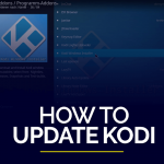 كيفية تحديث Kodi