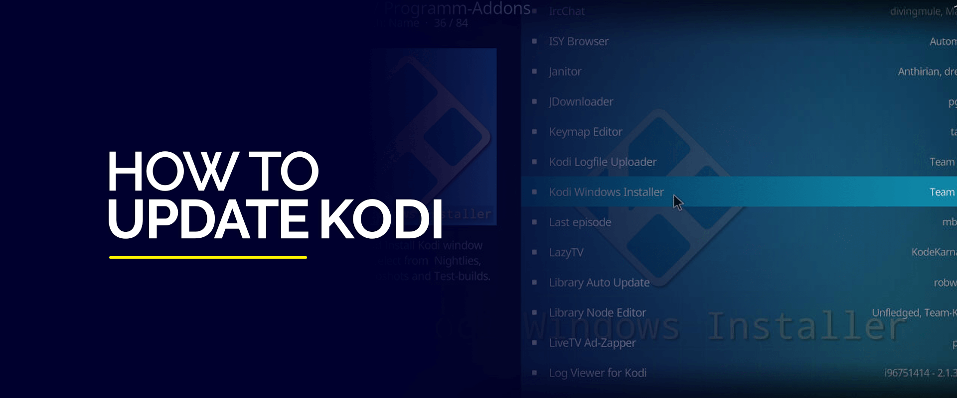 platform update for windows 7 kodi