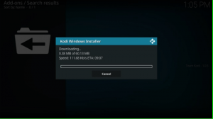 Kodi windows installer downloading build