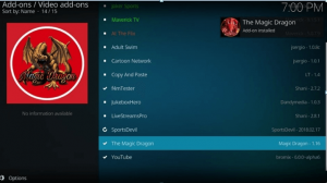 Instalação do complemento Magic Dragon 1