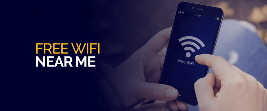 近くの無料 Wi-Fi