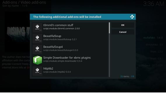 Kodi additional addons list