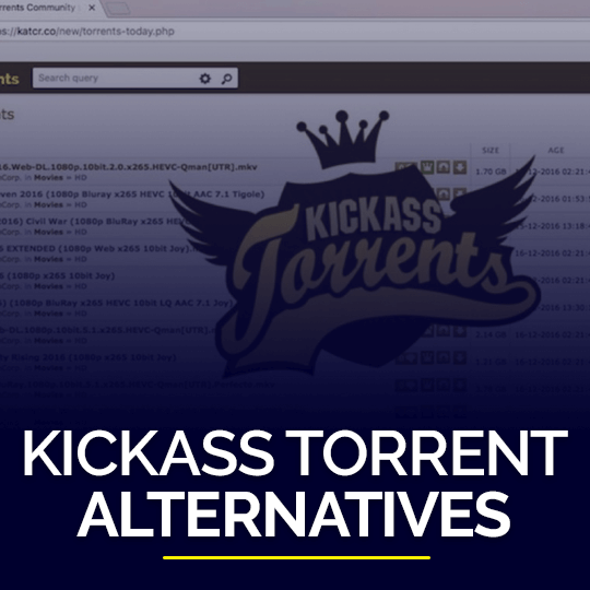 Kickass Torrent Alternatives