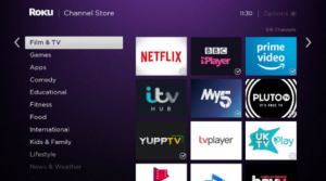 Browse channels Roku store