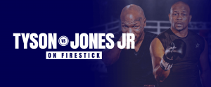 Sehen Sie sich Mike Tyson gegen Roy Jones Jr. auf Firestick an