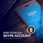 How to delete skype account