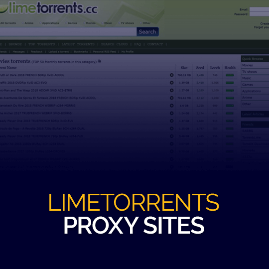 7 LimeTorrents Alternatives and Proxy Sites (Tested)