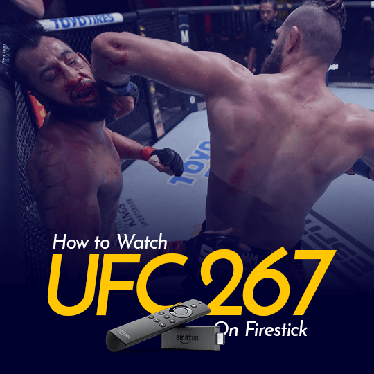 Watch UFC 267 on Firestick