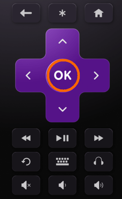 Roku remote