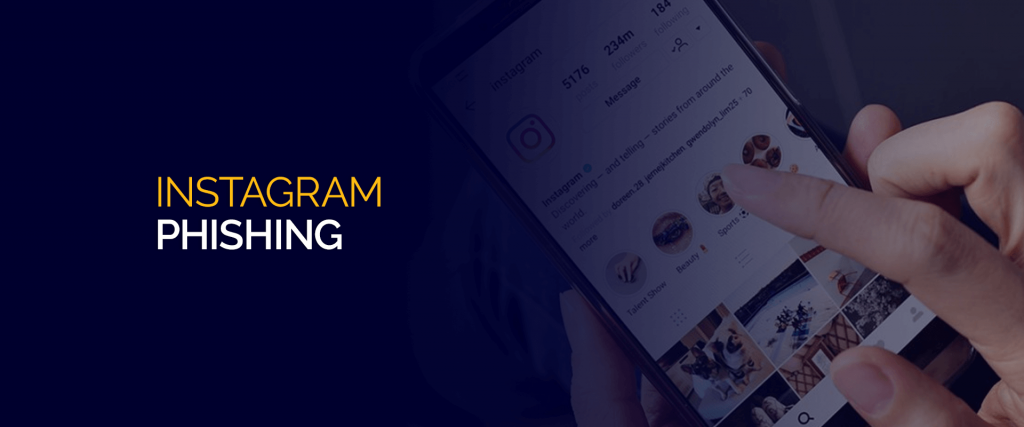Phishing no Instagram