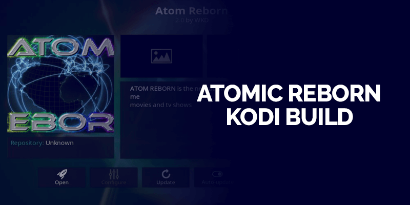 Construcción de Kodi renacido atómico