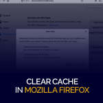 在 Mozilla Firefox 中清除缓存