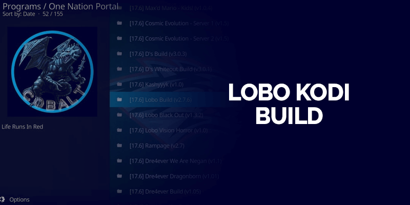 Construction de Lobo Kodi