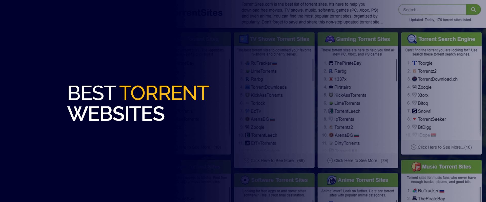 The List of the Best Torrent Sites of 2023