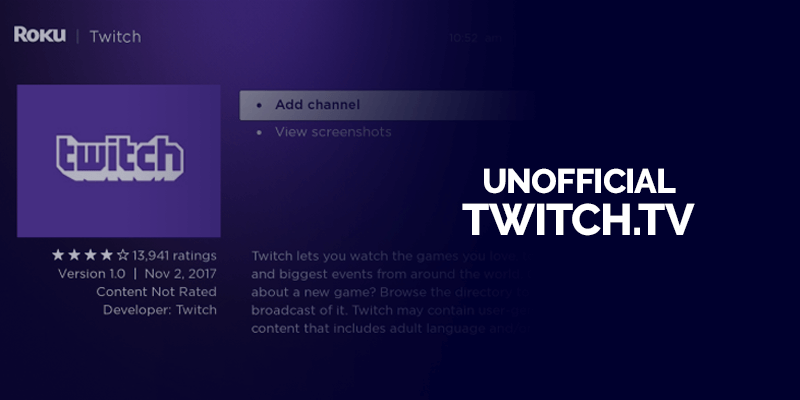 Unofficial Twitch.TV