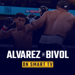 شاهد Canelo Alvarez vs Dmitry Bivol على التلفزيون الذكي