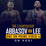 Watch One Championship on Kodi- ONE ON PRIME VIDEO 4 - ABBASOV vs LEE