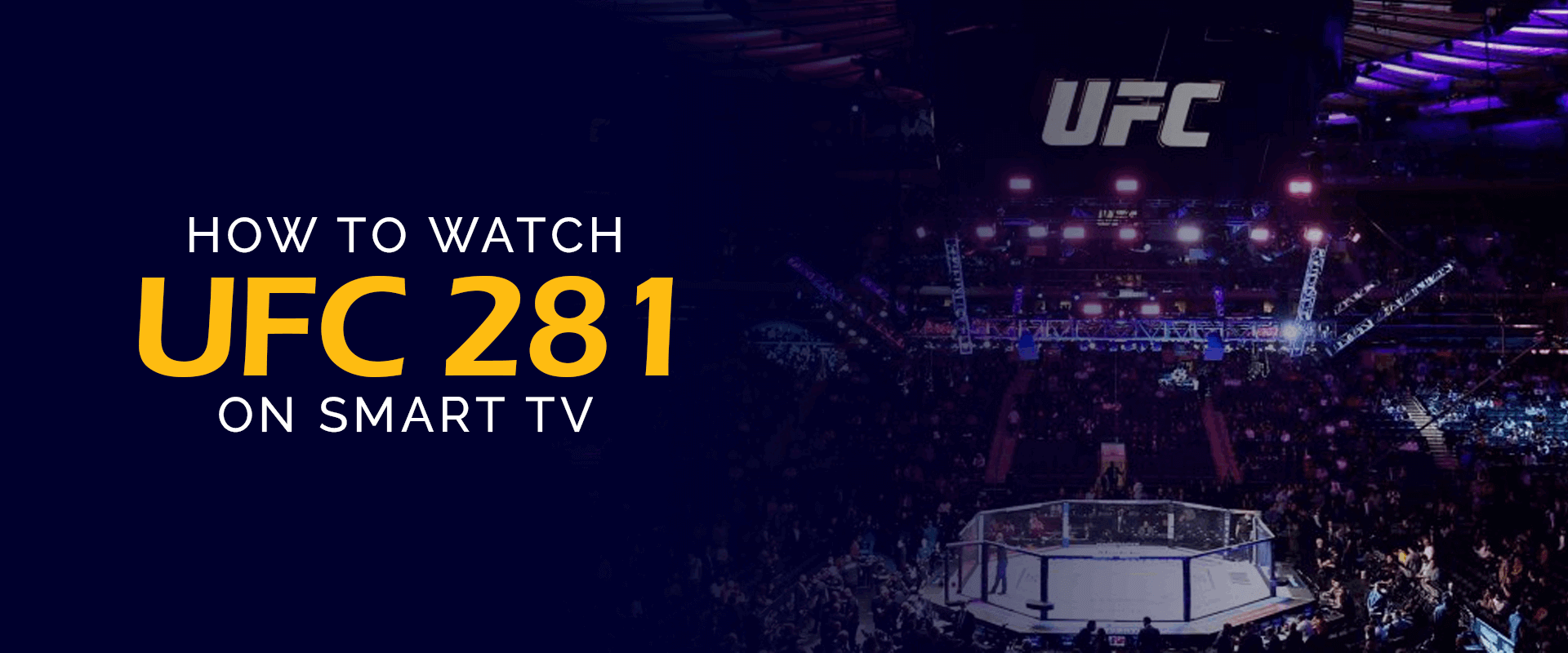 How to Watch UFC 281 on Smart TV