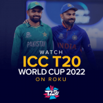Watch ICC T20 World CUP 2022 On Roku