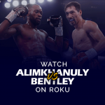 Watch Janibek Alimkhanuly vs Denzel Bentley on Roku