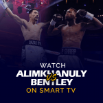 Guarda Janibek Alimkhanuly contro Denzel Bentley su Smart TV