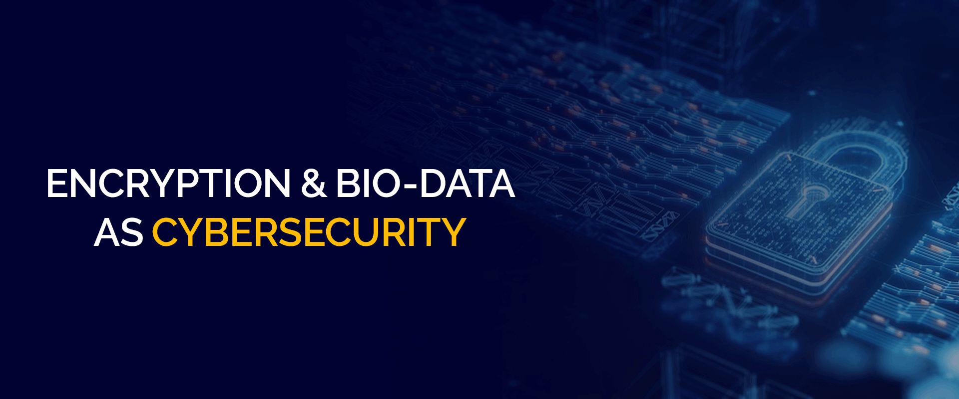 Encryption and Bio-Data As Forms of International CyberSecurity