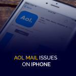 قضايا بريد AOL على iPhone