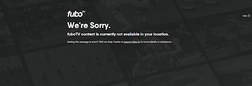 FuboTV unavailable