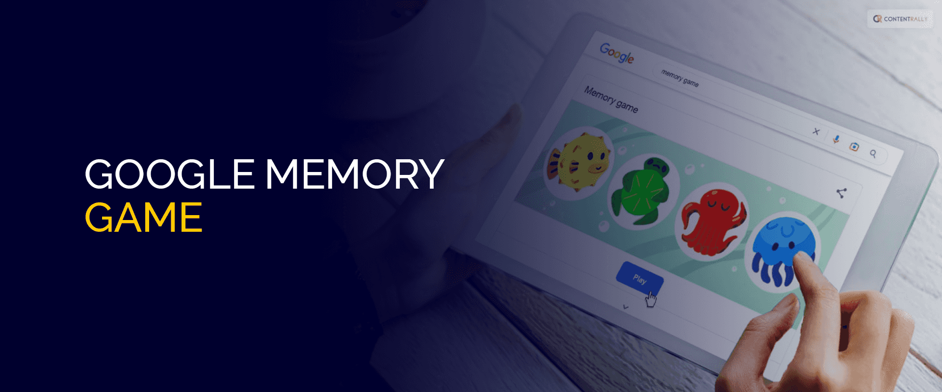 Como jogar um jogo de memória do Google?
