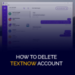 Come eliminare l'account Textnow