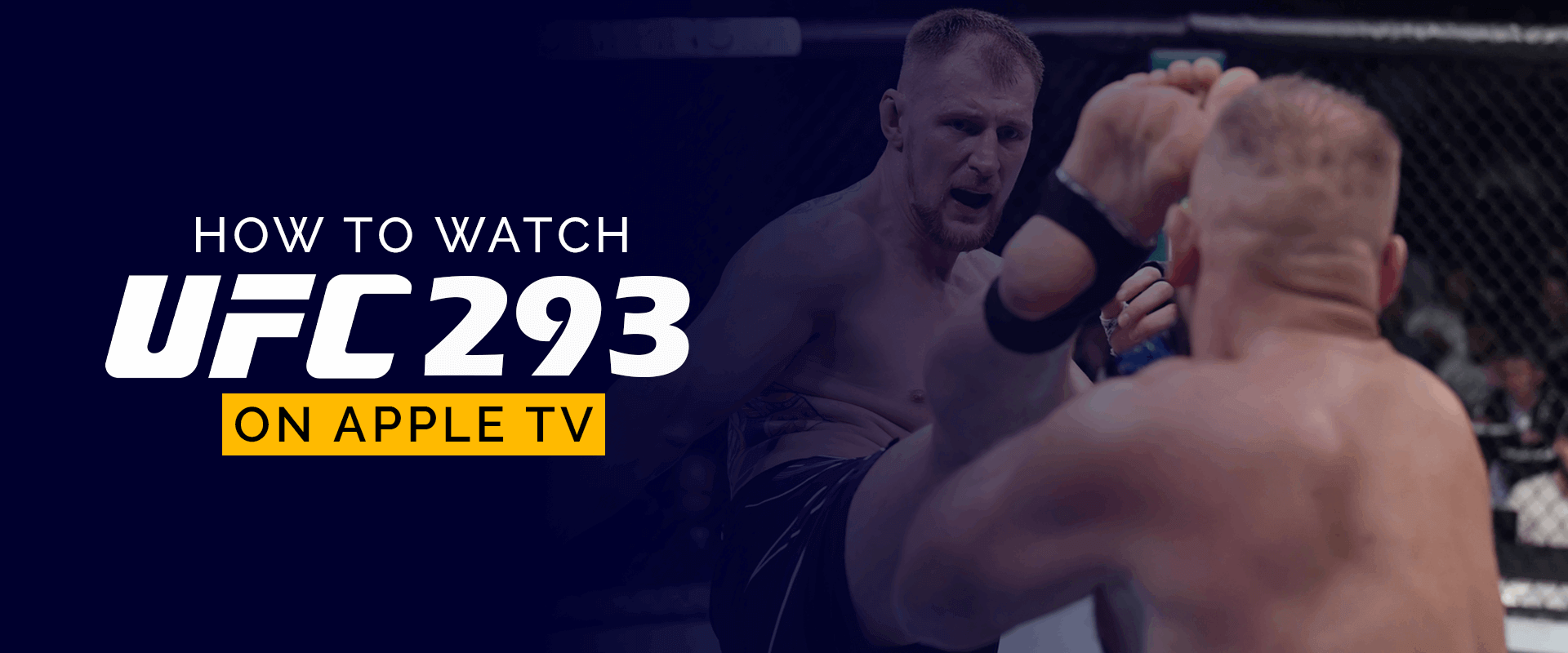 How to Watch UFC on Apple TV